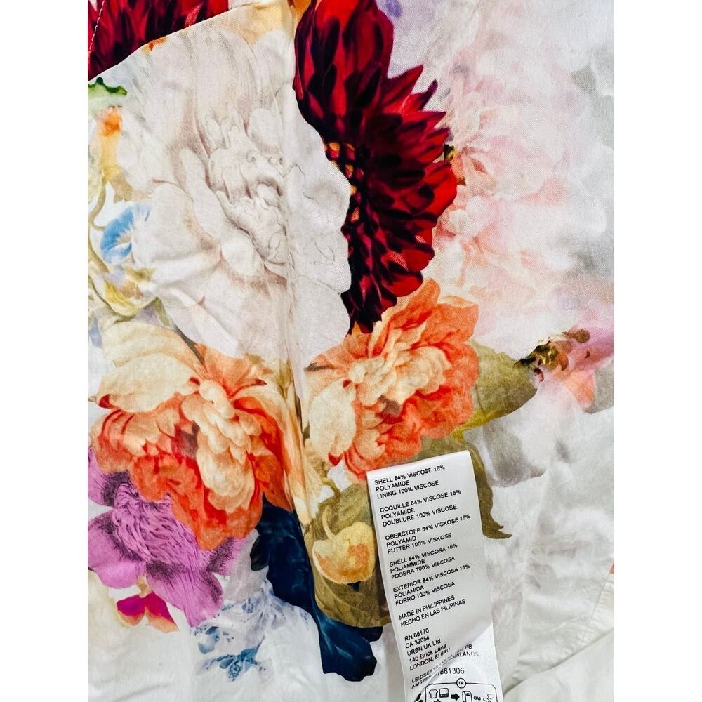 NWT❤️Anthro Maeve Floral High-Low Shirt Dress szM - Picture 11 of 11